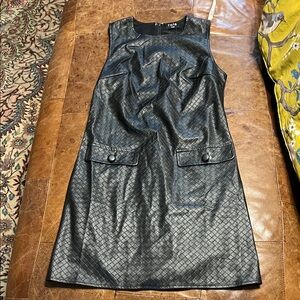 NWT Fate Lizzie faux black dress